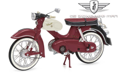 Schuco Kreidler Florett Super Rood / Beige Schaal 1:10