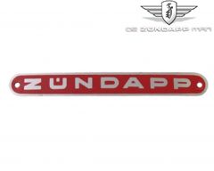 Buddyseat Embleem Aluminium Rood