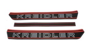 Kreidler Benzinetank Stickerset Zwart/ Rood