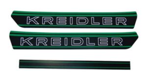 Kreidler Benzinetank Stickerset Zwart/ Groen