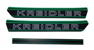 Kreidler Benzinetank Stickerset Zwart/ Groen