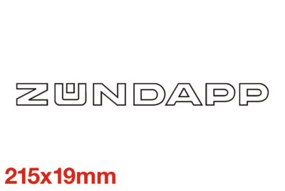 Zundapp Outline voor op de Tank van KS80