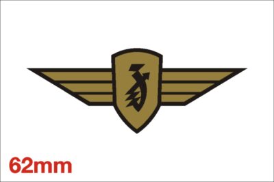Zundapp Vleugel Logo Goud Klein