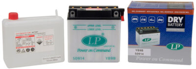 Land Port Accu 12 V YB9-B met zuurpakket 9 Ampere