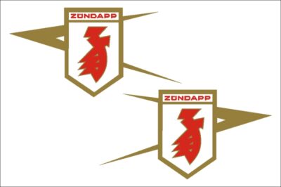 Zundapp Goud / Wit per Set