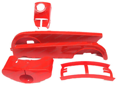 Kreidler Kettingkast Set 4 Dlg Rood Plastic