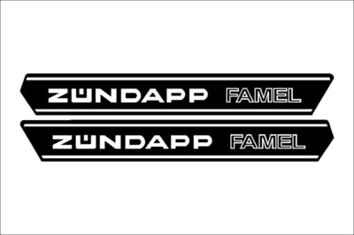 Zundapp Famel Tank Stickers 39 x 5 cm