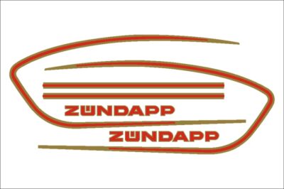 Zundapp Tank Sticker Set KS80 Touring