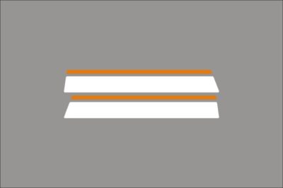 Zundapp Zijdeksel Sticker Set 540 Oranje Wit