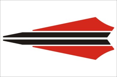 Zundapp Tank Sticker Set 540 Rood Zwart
