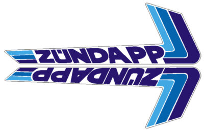 Zundapp Tankstickers Sprinter Blauw
