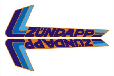 Zundapp Tankstickers Sprinter Oranje