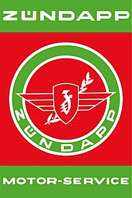Zundapp Werkplaats Sticker 60 x 40 cm