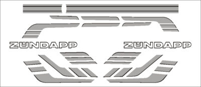 Sticker Set Zilver