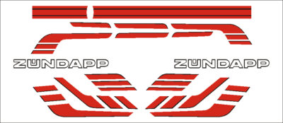 Sticker Set Rood