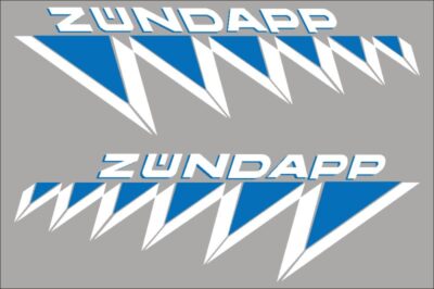 Hai Tankstickers Blauw