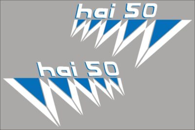 Hai 50 Zijkappen Blauw