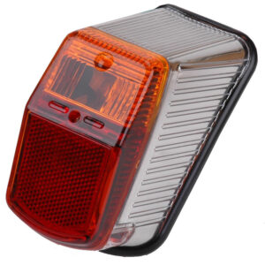 Kreidler Achterlicht Mod. Orig  Oud Type Rood / Chroom