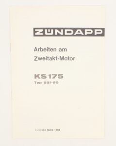 Arbeiten am Zweitakt Motor KS175