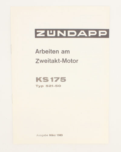 Arbeiten am Zweitakt Motor KS175