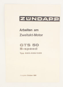 Arbeiten am Zweitakt Motor GTS50 5 Speed