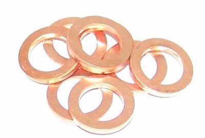 Koperen Afdichtring M10 x 13.5 x 1 mm t.b.v Banjobout