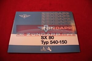 Bediening En Onderhoud Sx80 540-150