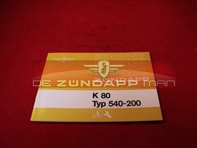 Bediening En Onderhoud K80 540-200