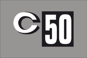C50 SPORT  Sticker met Zwart vlak