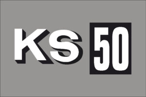 KS50 Sticker met Zwart vlak