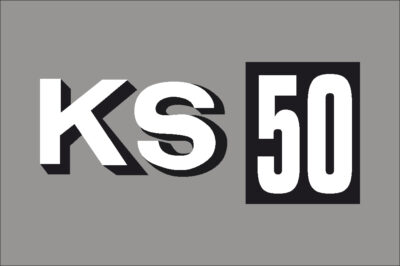 KS50 Sticker met Zwart vlak