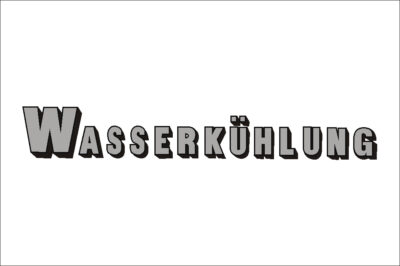 WASSERKUHLUNG ZILVER-ZWART