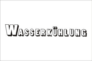 WASSERKUHLUNG Wit-Zwart