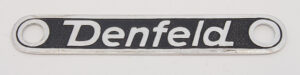 Denfeld Schild Groot met Relief( Gatafstand 55 mm )