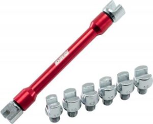 Spaak Sleutel Professioneel Mini 4.0 / 6.2 Rood