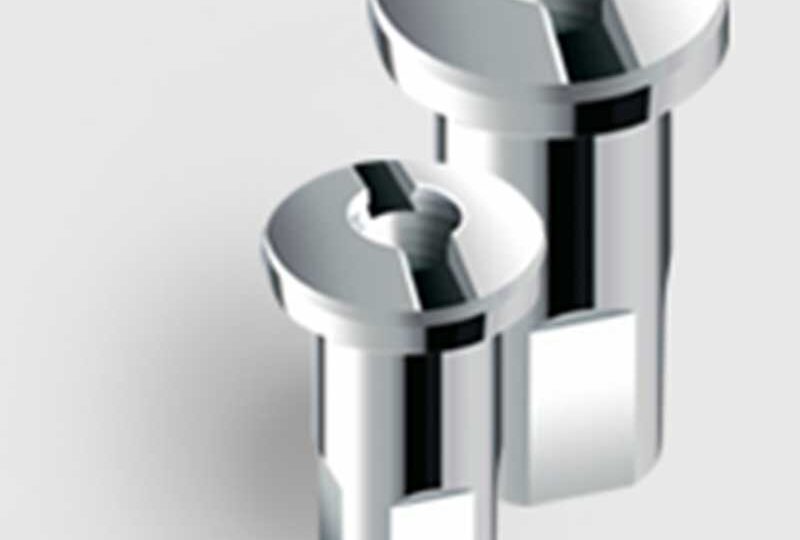 Nippel Messing Chroom M3 5.5 mm  x 15 mm Origineel Klaverblad WWS