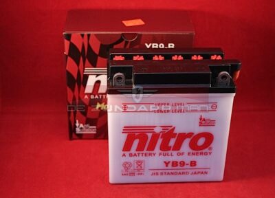 ACCU YB9-B(n) ET4/FLY4T/LX4T/LXV/RUN/RUN125/RUN180 9 AH