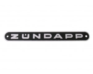 Buddyseat Embleem Aluminium Zwart