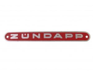 Buddyseat Embleem Aluminium Rood
