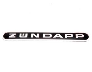 Tank Embleem Ovaal Aluminium Zwart