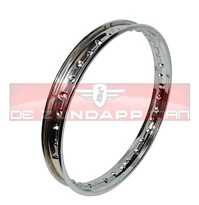 Velg Radelli 1.85 * 17 Chroom Breed voor Grote of Kleine Naaf