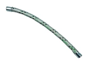Benzineslang met Gevlochten Metalen Mantel 250 mm