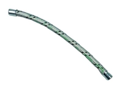 Benzineslang met Gevlochten Metalen Mantel 250 mm