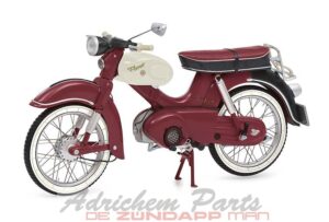 Schuco Kreidler Florett Super Rood / Beige Schaal 1:10