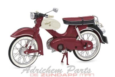 Schuco Kreidler Florett Super Rood / Beige Schaal 1:10