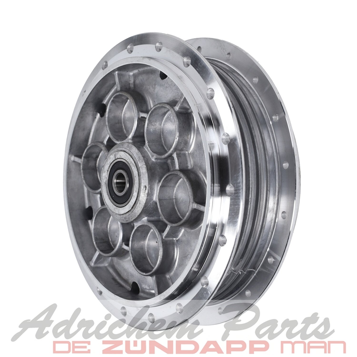 Achterwielnaaf 150 mm met Lagers voor 12 mm Steekas